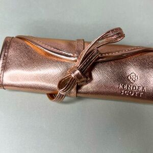 Kendra Scott Rose Gold Jewelry Travel Roll NWOT